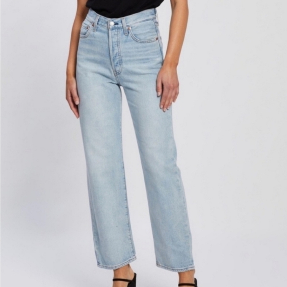 Levi's ribcage straight ankle size‎ 30 light Blue Women's Jeans